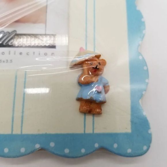 Special Moments Blue Wooden Baby Picture Photo Frame Factory Sealed New - Picture 3 of 6